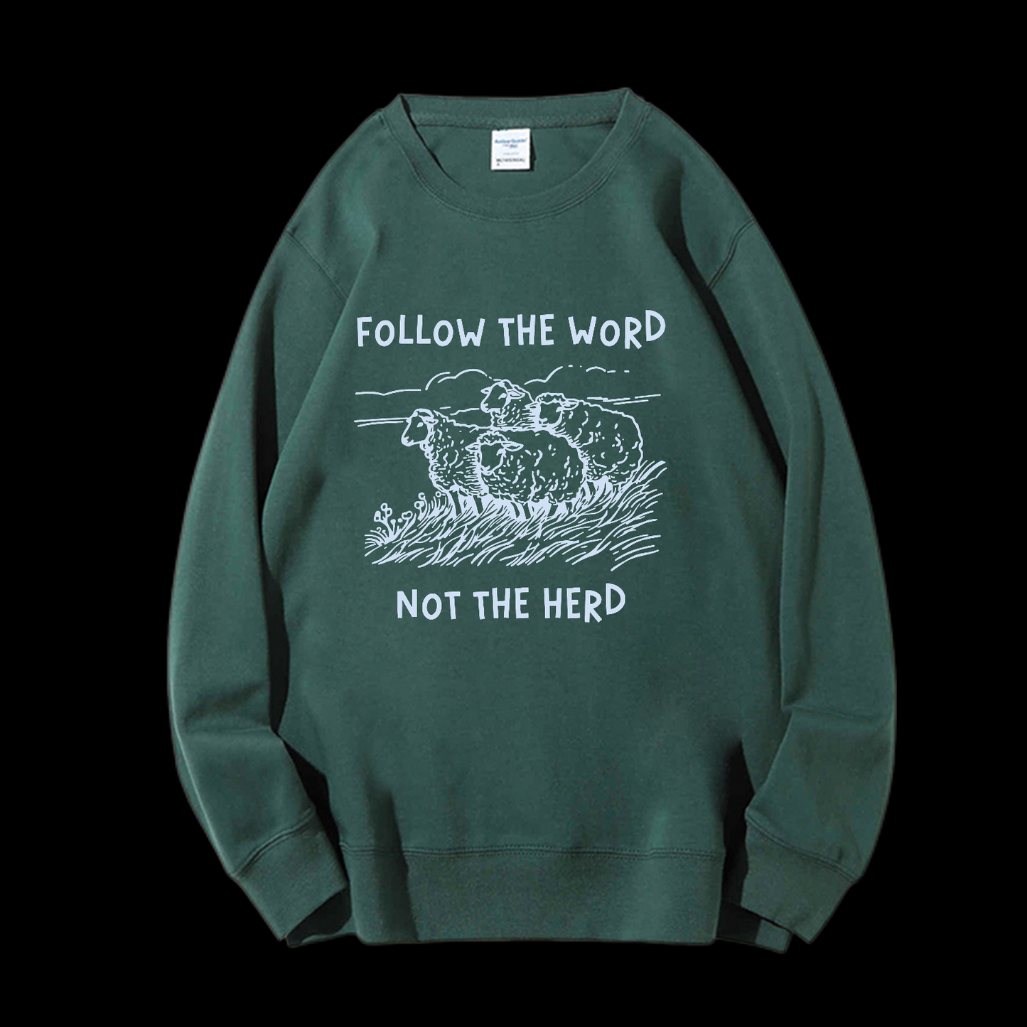 Follow The Word Not The Herd Crewneck Sweatshirt
