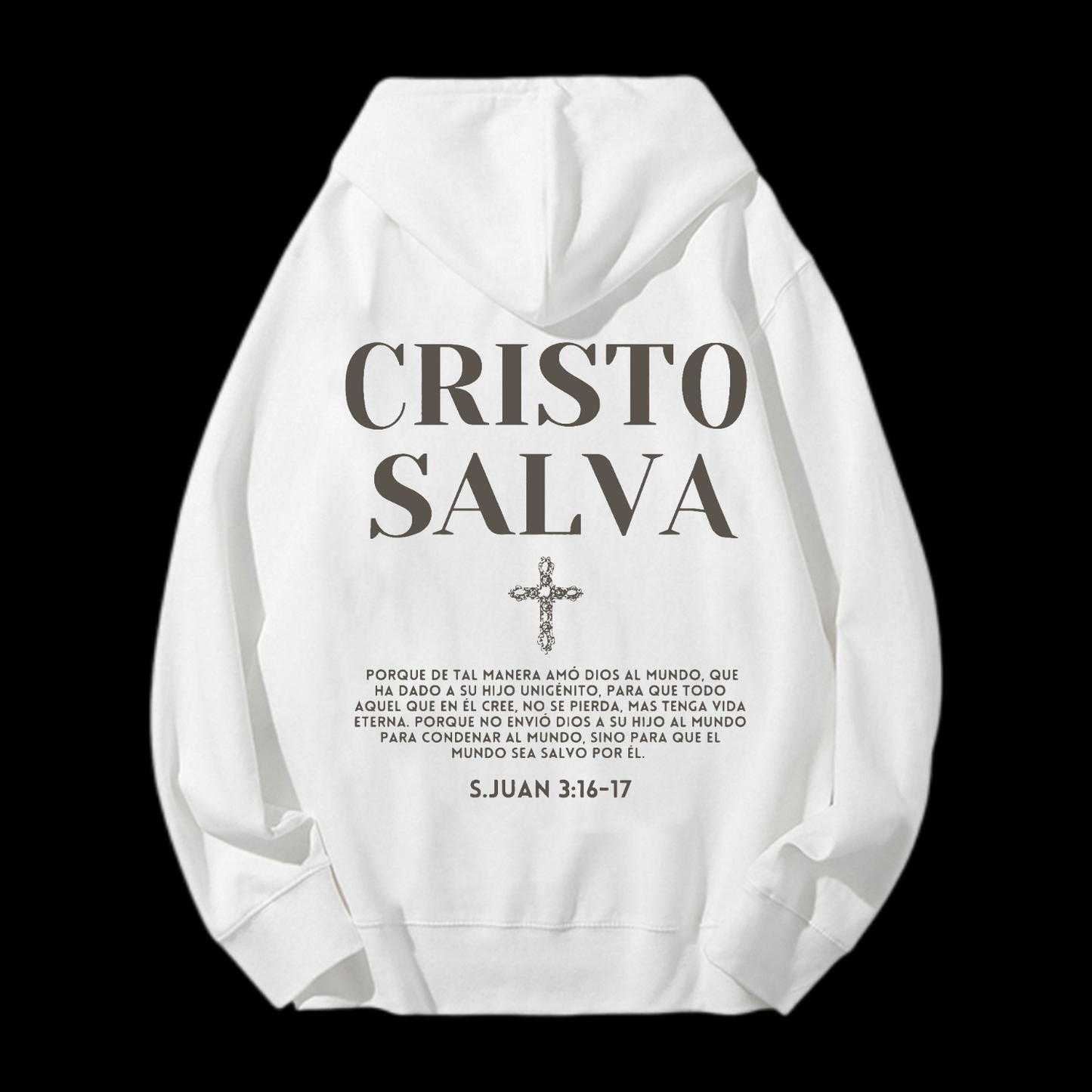 Cristo Salva Drawstring Hoodie