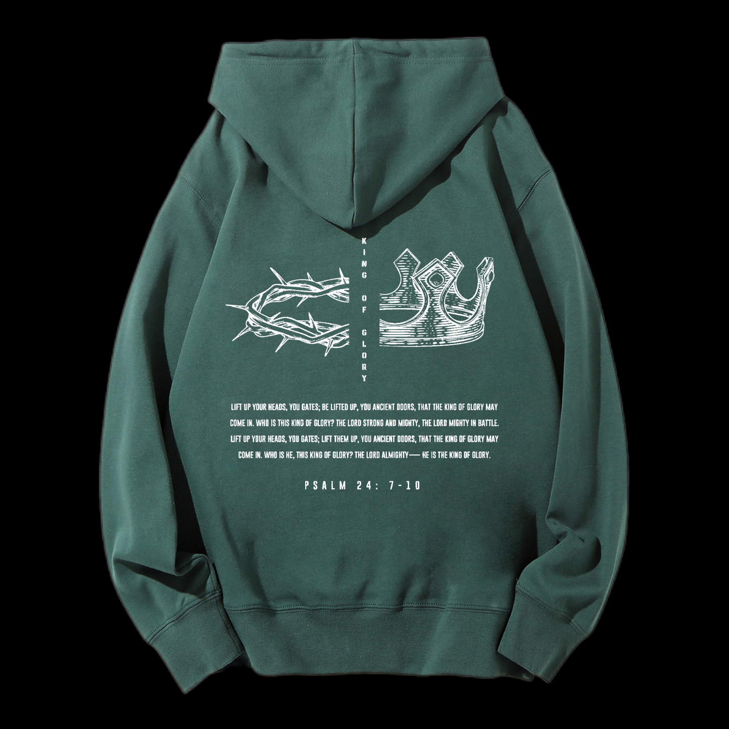 King Of Glory Drawstring Hoodie