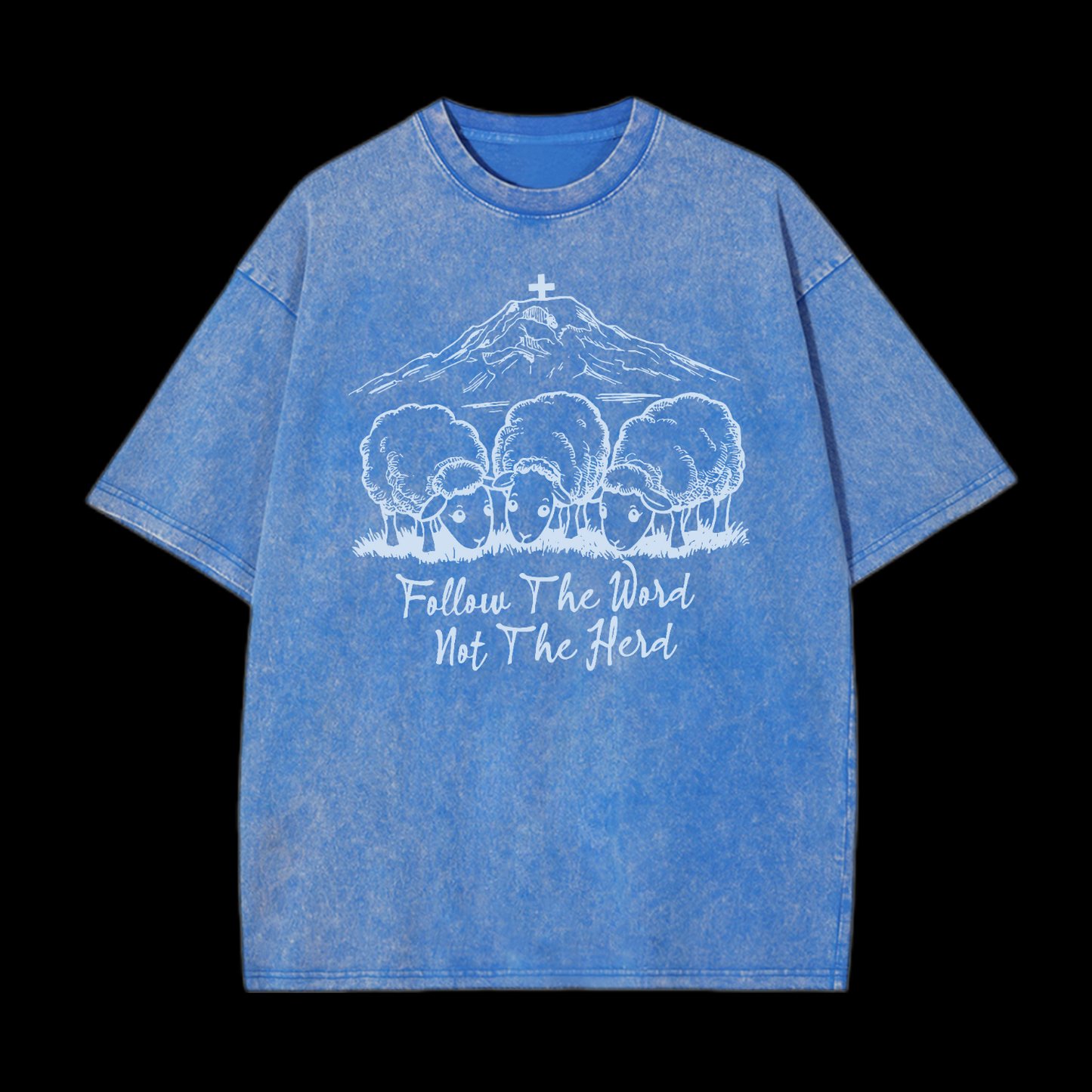 Follow The Word Not The Herd Washed T-Shirt