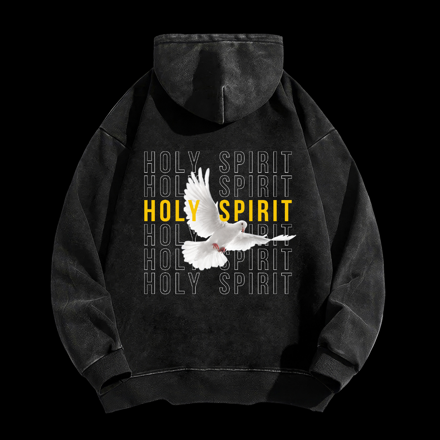 Holy Spirit Dove Washed Hoodie