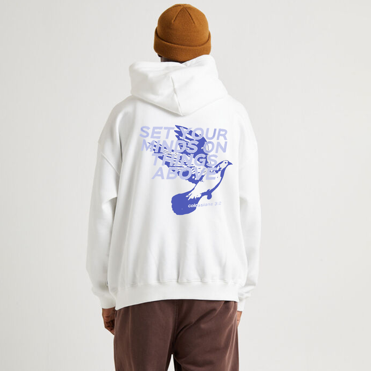 Set Your Minds On Things Above Drawstring Hoodie