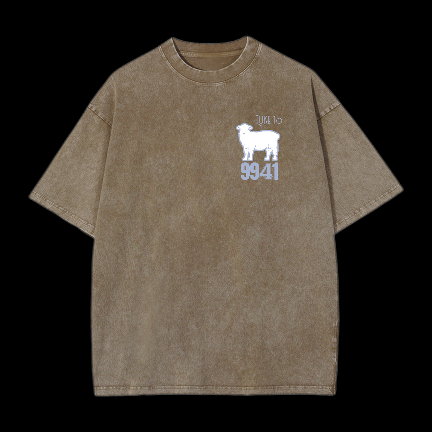 The Lost Sheep Parable Washed T-Shirt