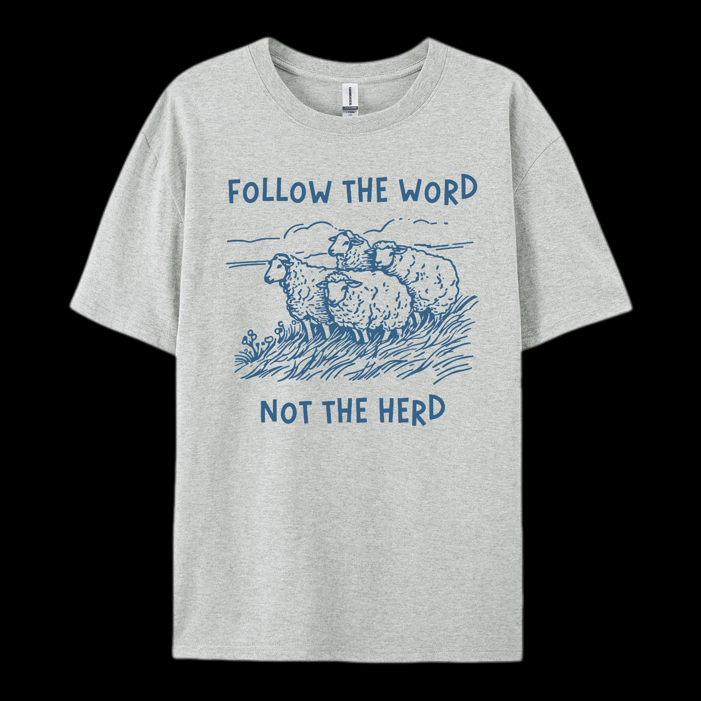 Follow The Word Not The Herd Cotton T-Shirt
