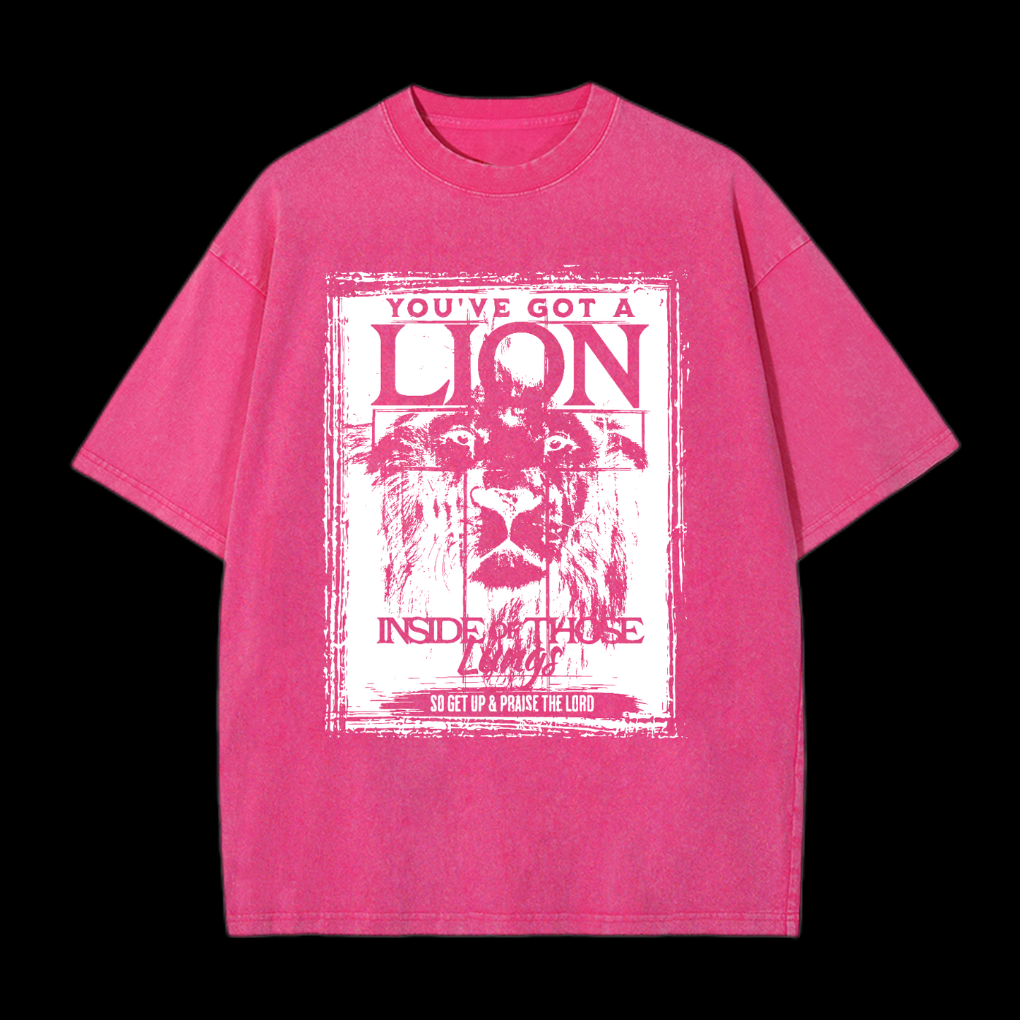 You've Got Lion Inside Of Those Lungs Washed T-Shirt
