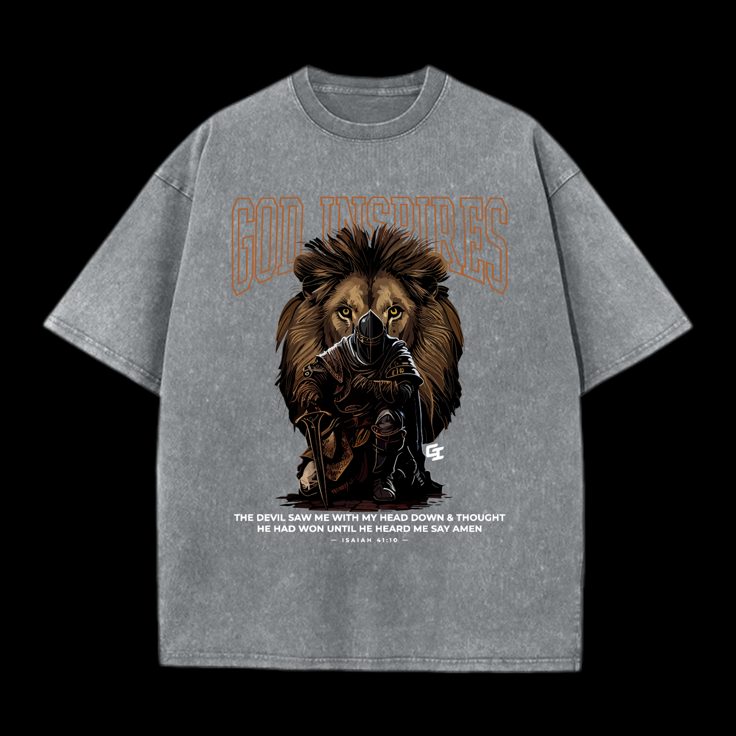 God Inspires Washed T-Shirt