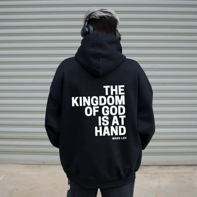 The Kingdom Of God Drawstring Hoodie