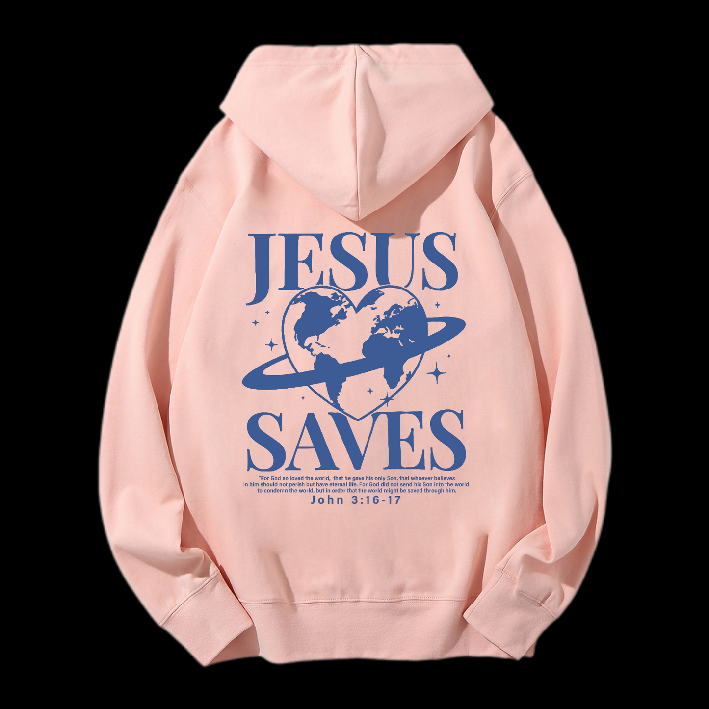 Jesus Saves Drawstring Hoodie