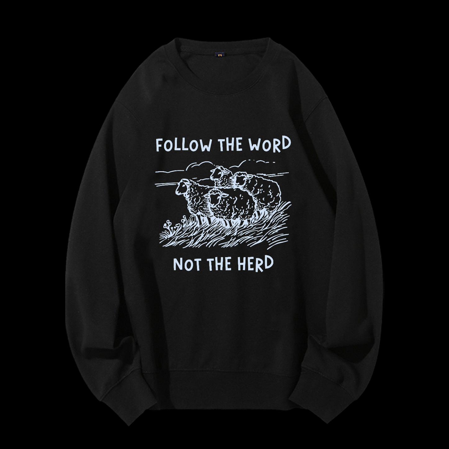 Follow The Word Not The Herd Crewneck Sweatshirt