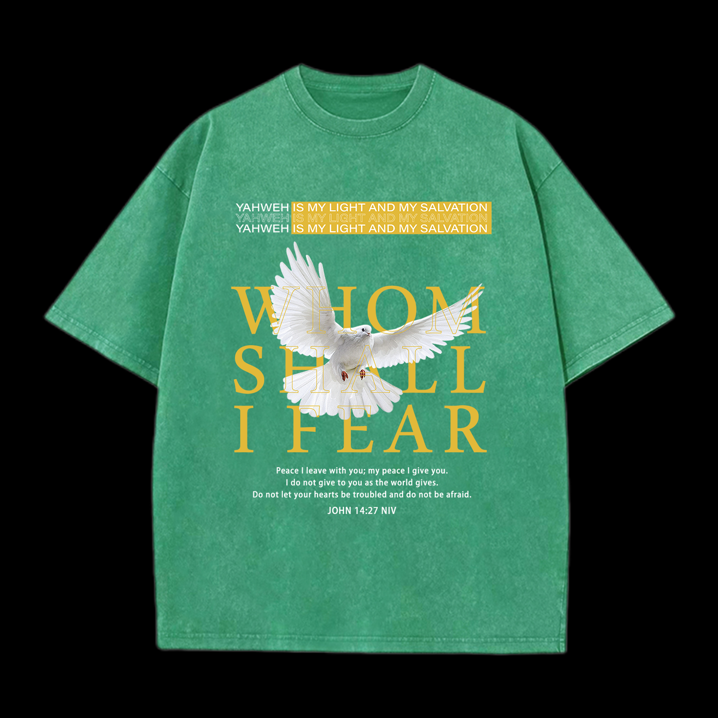 Whom Shall I Fear Washed T-Shirt