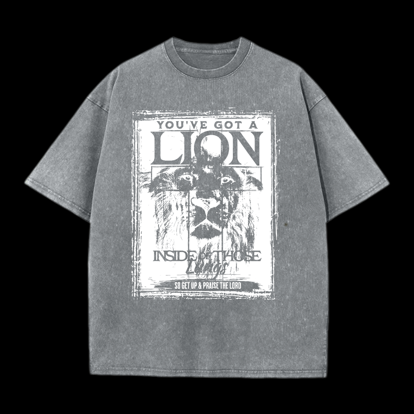 You've Got Lion Inside Of Those Lungs Washed T-Shirt