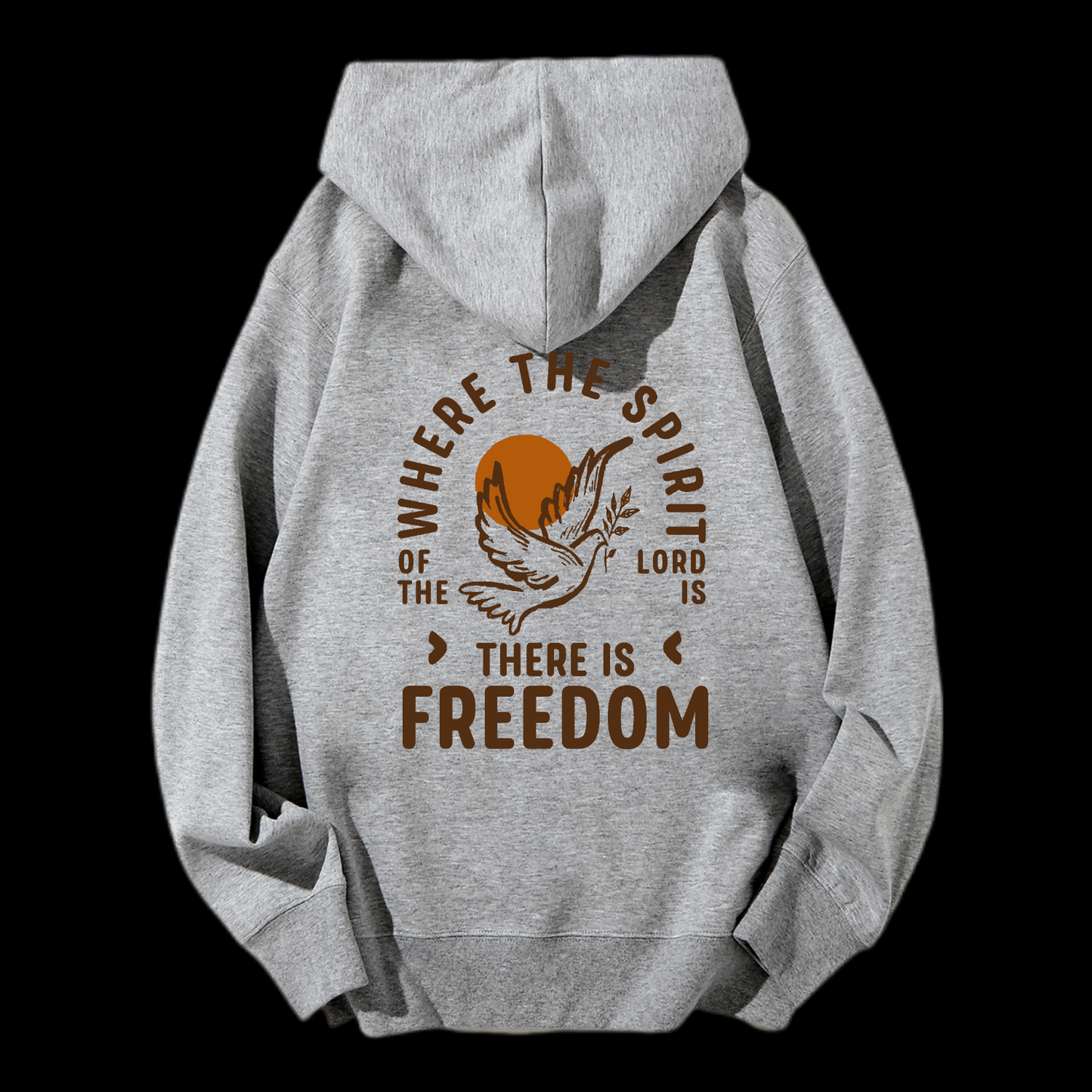There Is Freedom Drawstring Hoodie