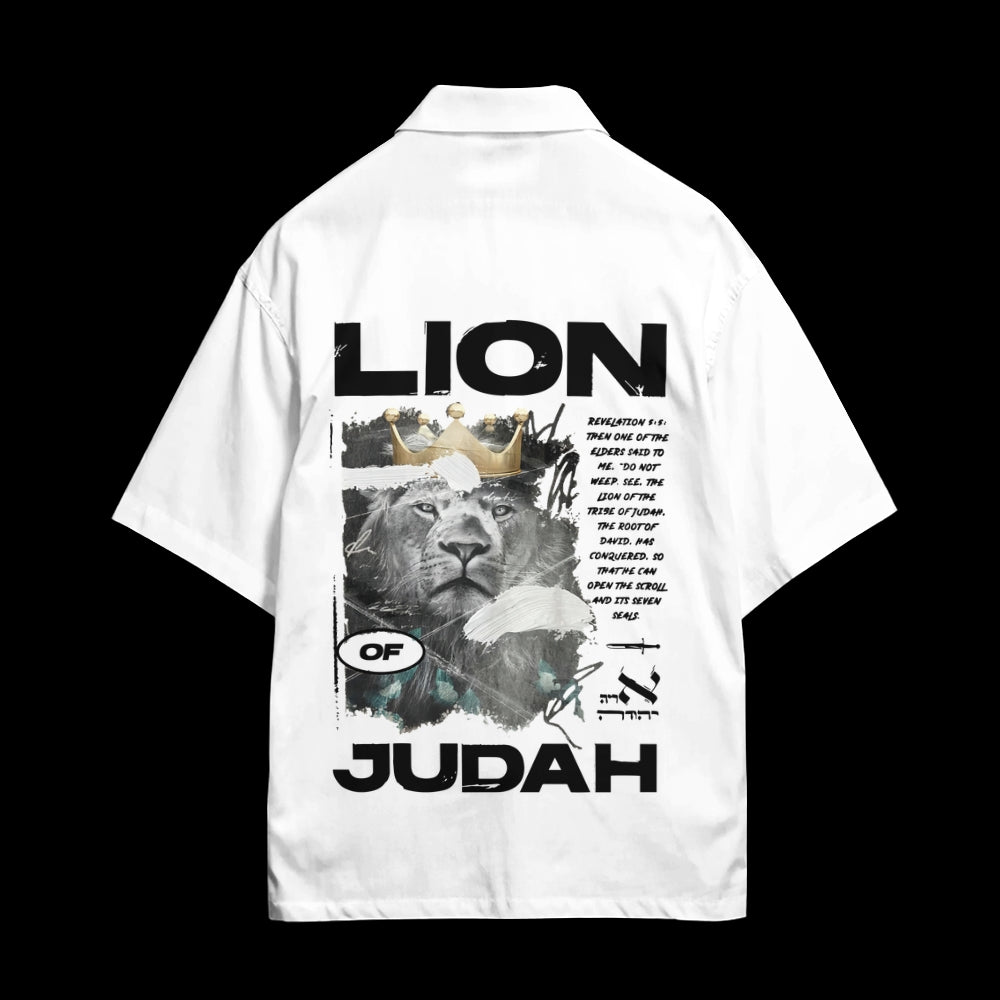 Lion Of Judan Cuban Collar Shirt