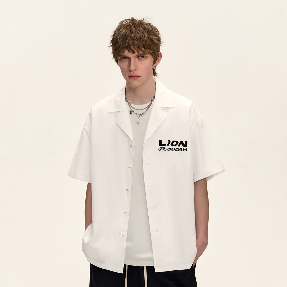 Lion Of Judan Cuban Collar Shirt
