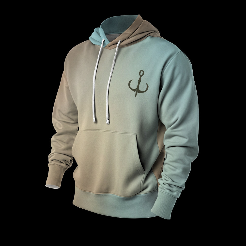 Jesus Made Me A Fisher Of Man Printed Drawstring Hoodie