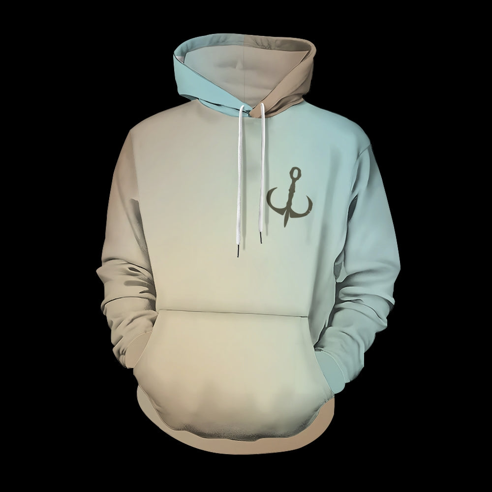 Jesus Made Me A Fisher Of Man Printed Drawstring Hoodie