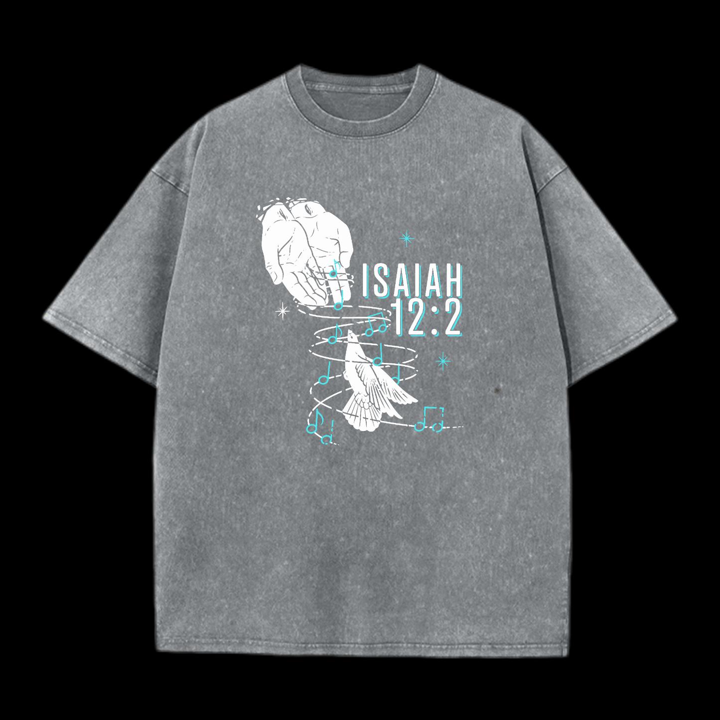 Isaiah 12:2 Washed T-Shirt