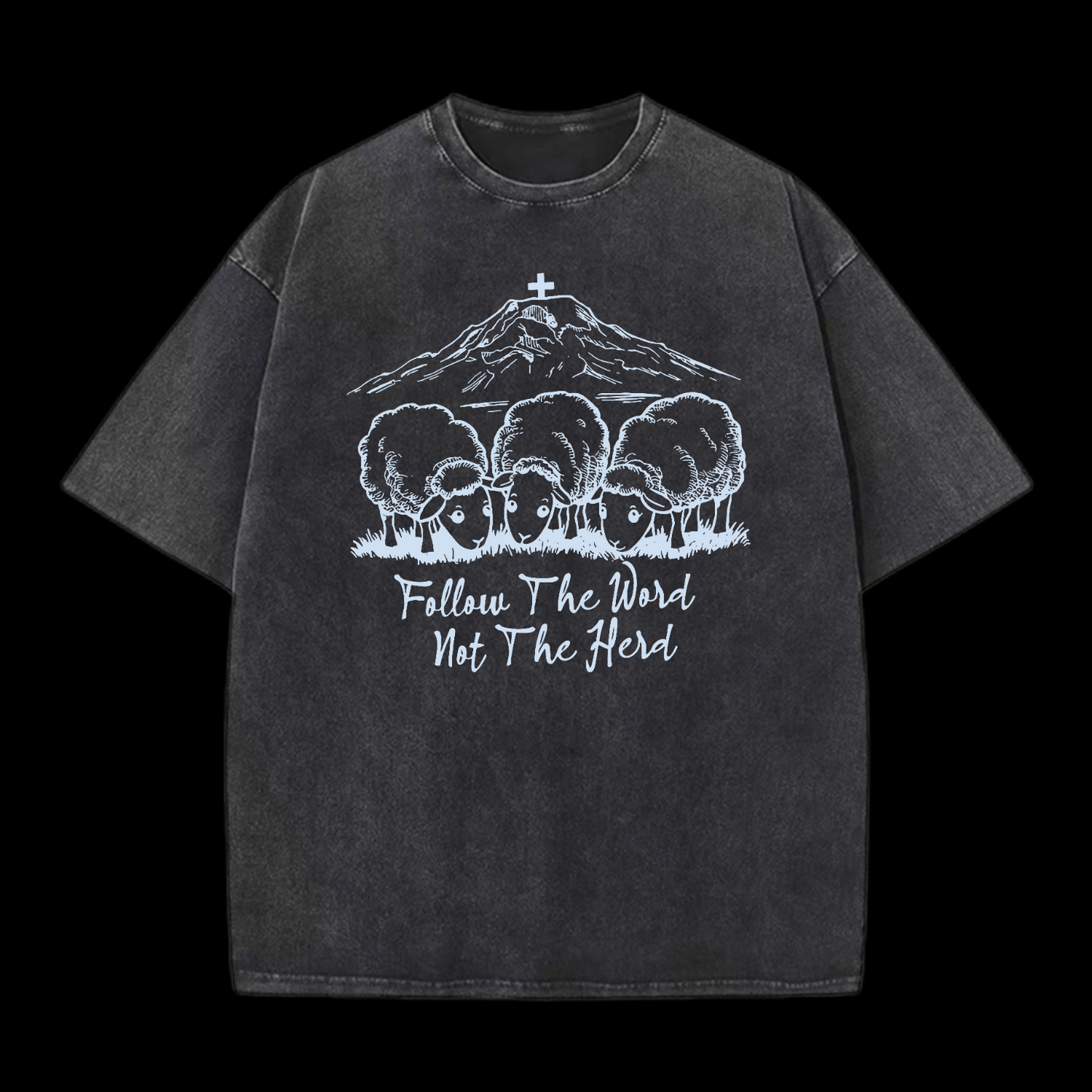 Follow The Word Not The Herd Washed T-Shirt