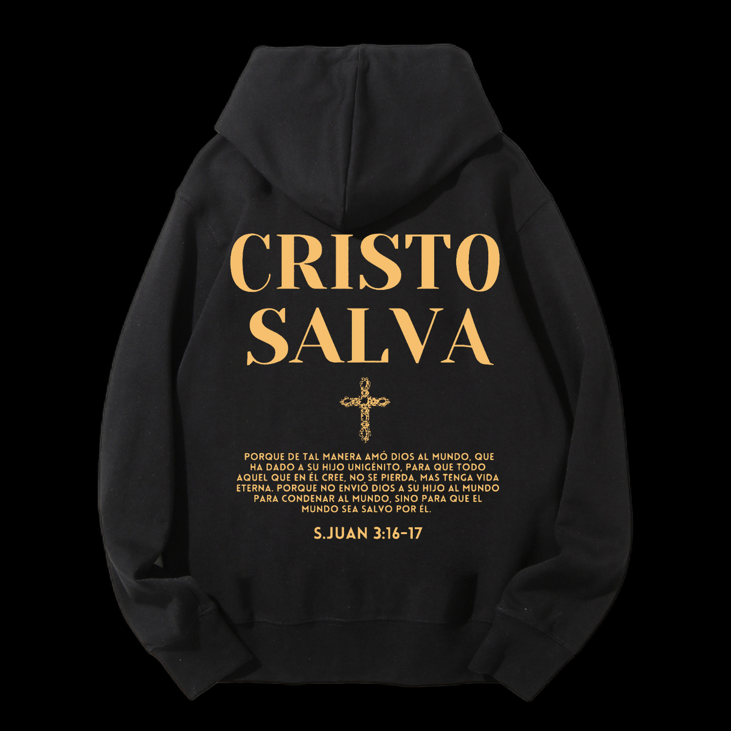 Cristo Salva Drawstring Hoodie