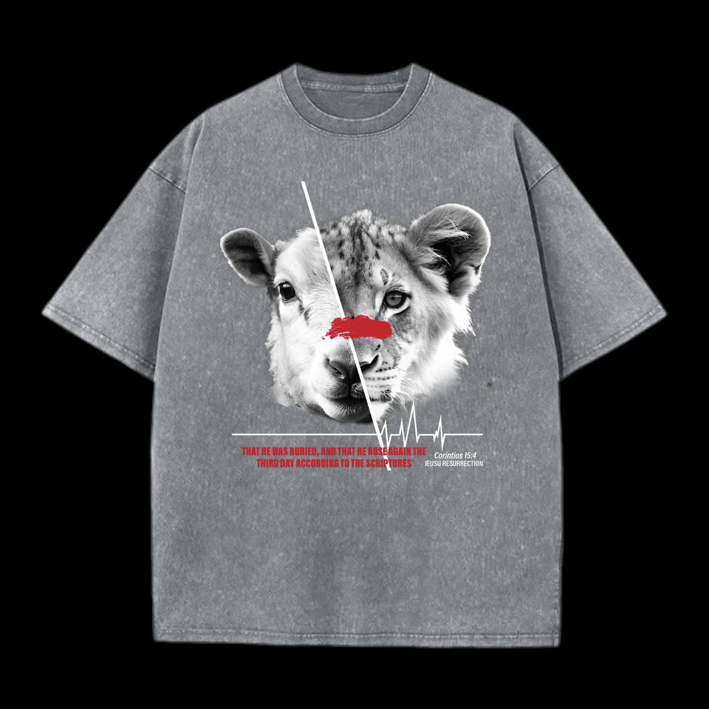 Jesus Resurrection Washed T-Shirt