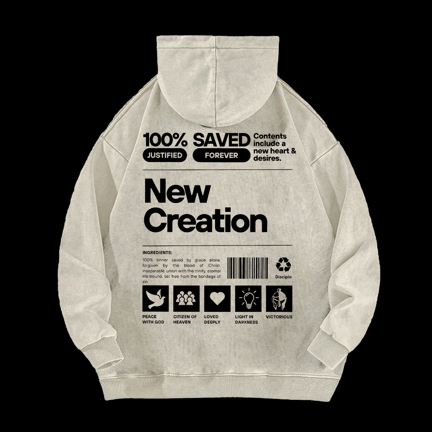 New Creation Washed Hoodie