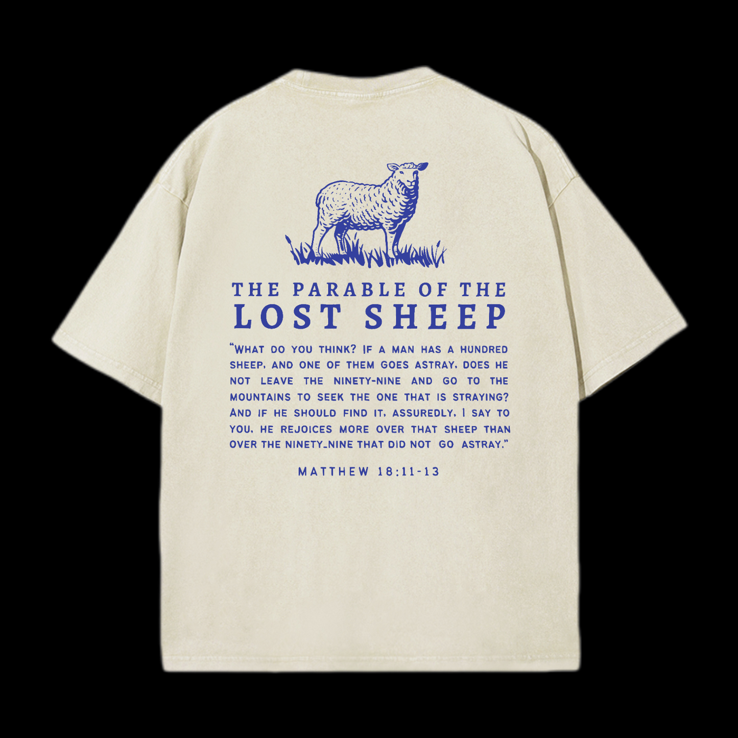 The Parable Of The Lost Sheep Washed T-Shirt