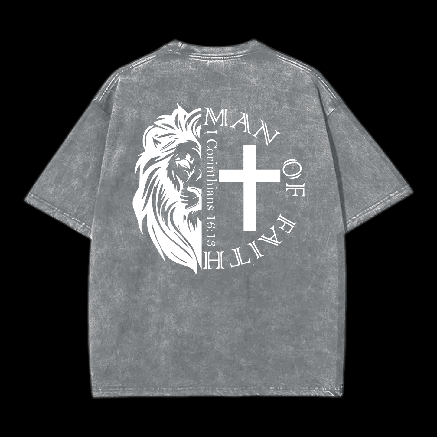 Man Of Faith Washed T-Shirt