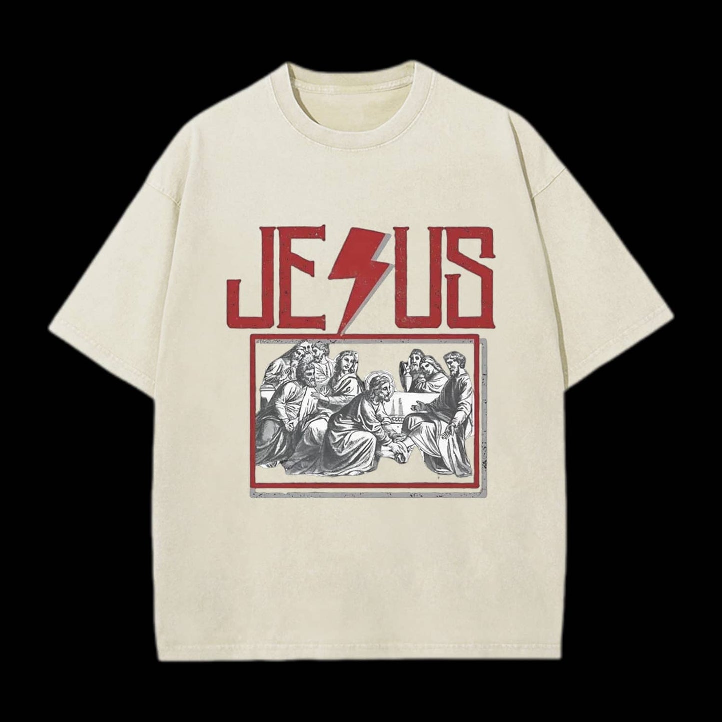 Jesus Christian Washed T-Shirt