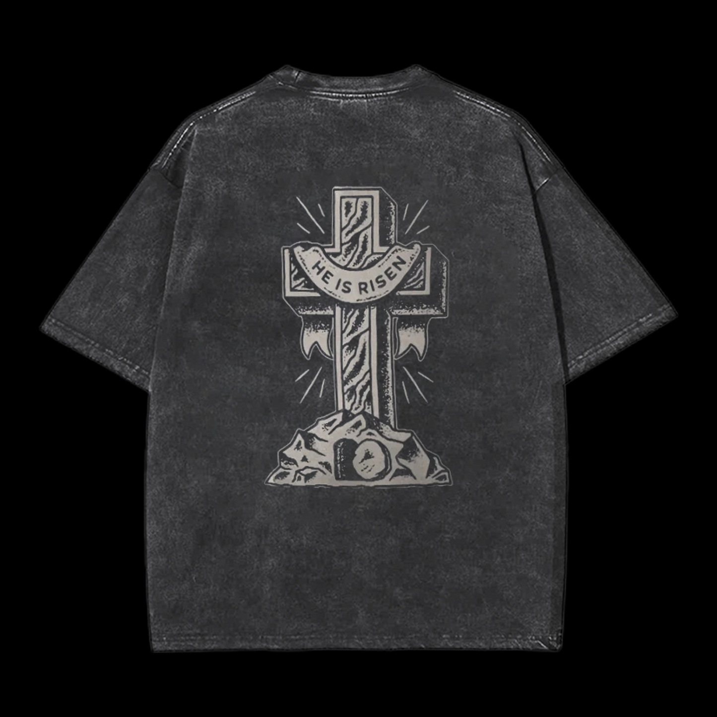 He Is Risen Printed Men's Tee