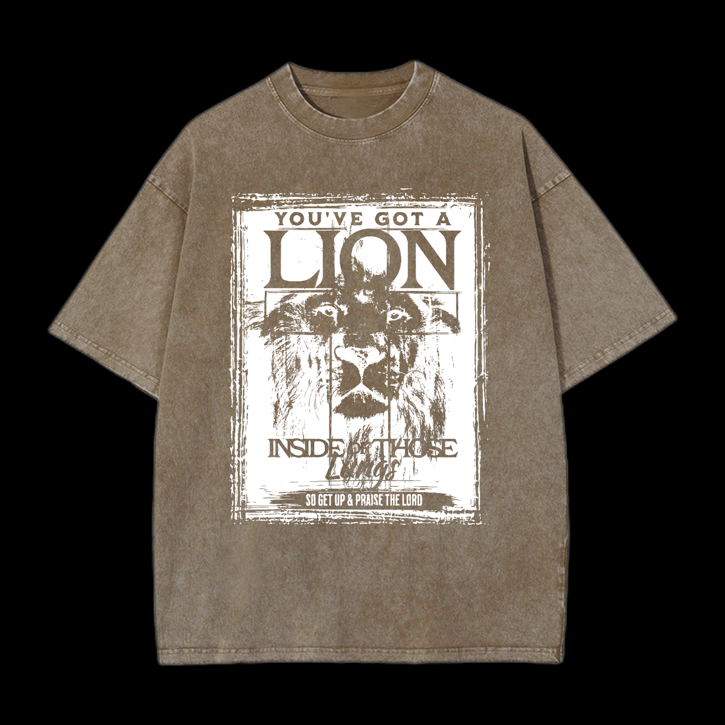 You've Got Lion Inside Of Those Lungs Washed T-Shirt