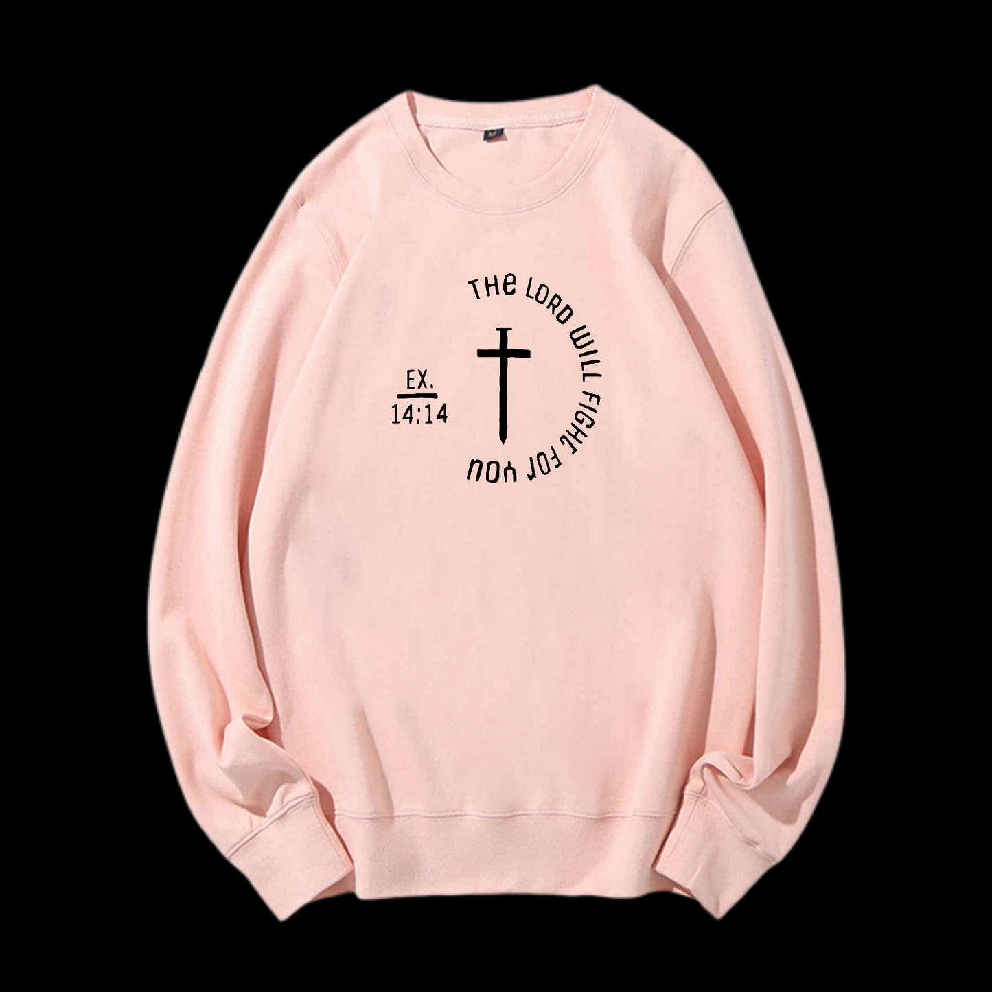 The Lord Will Fight Crewneck Sweatshirt