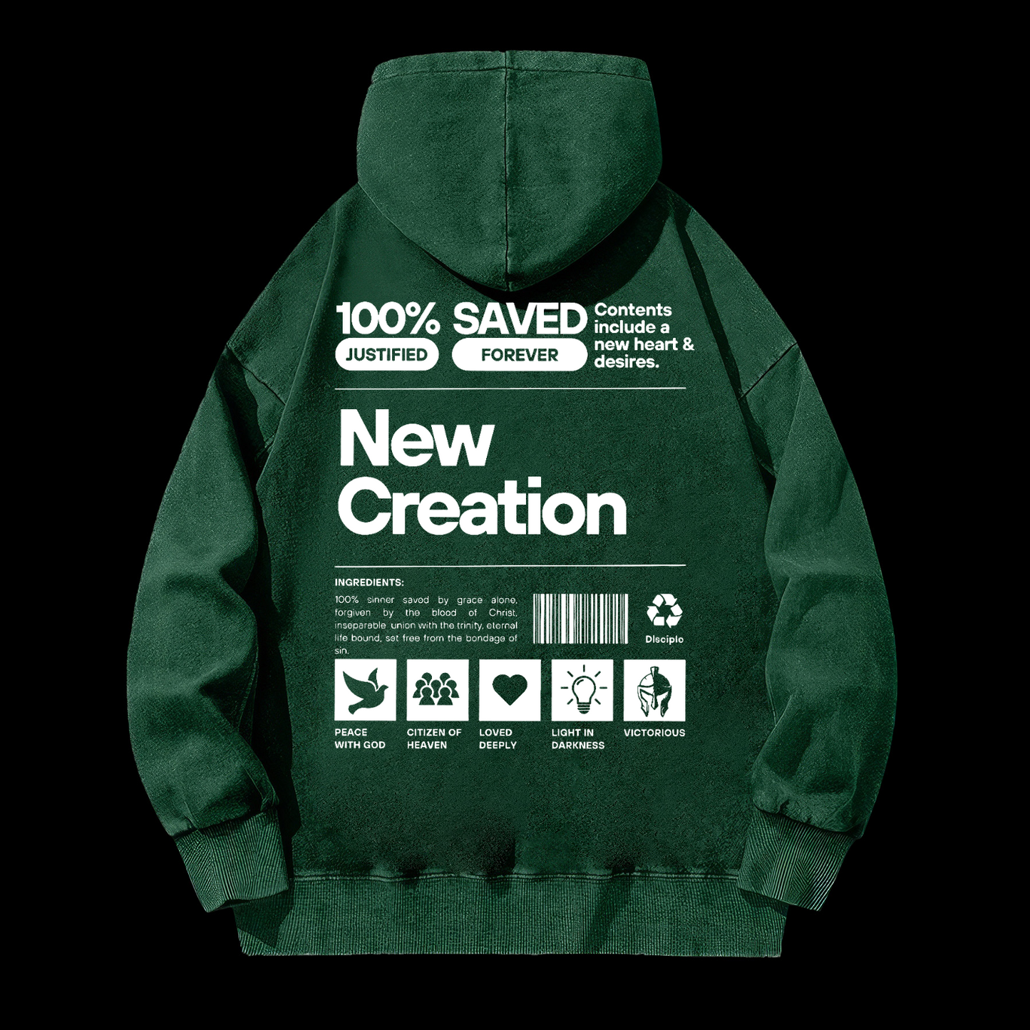 New Creation Washed Hoodie