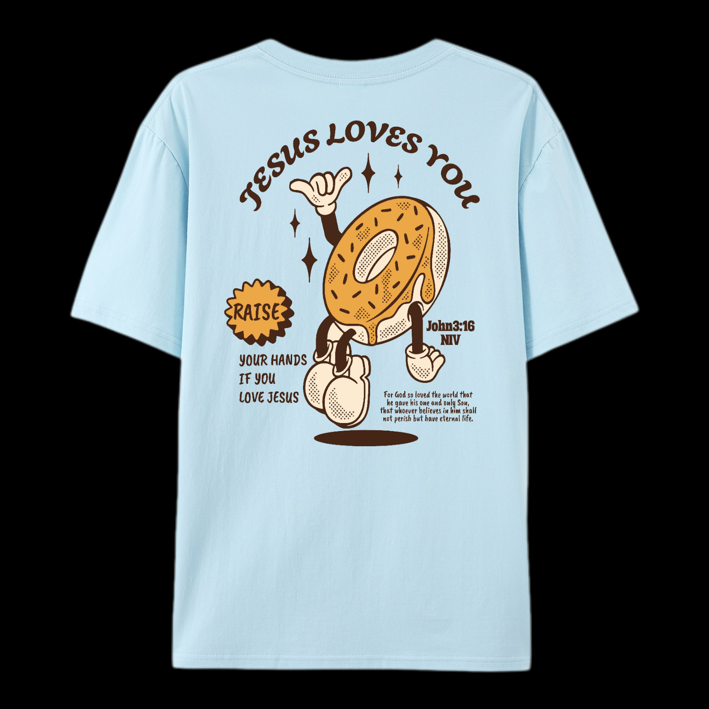 Jesus Loves You Cotton T-Shirt