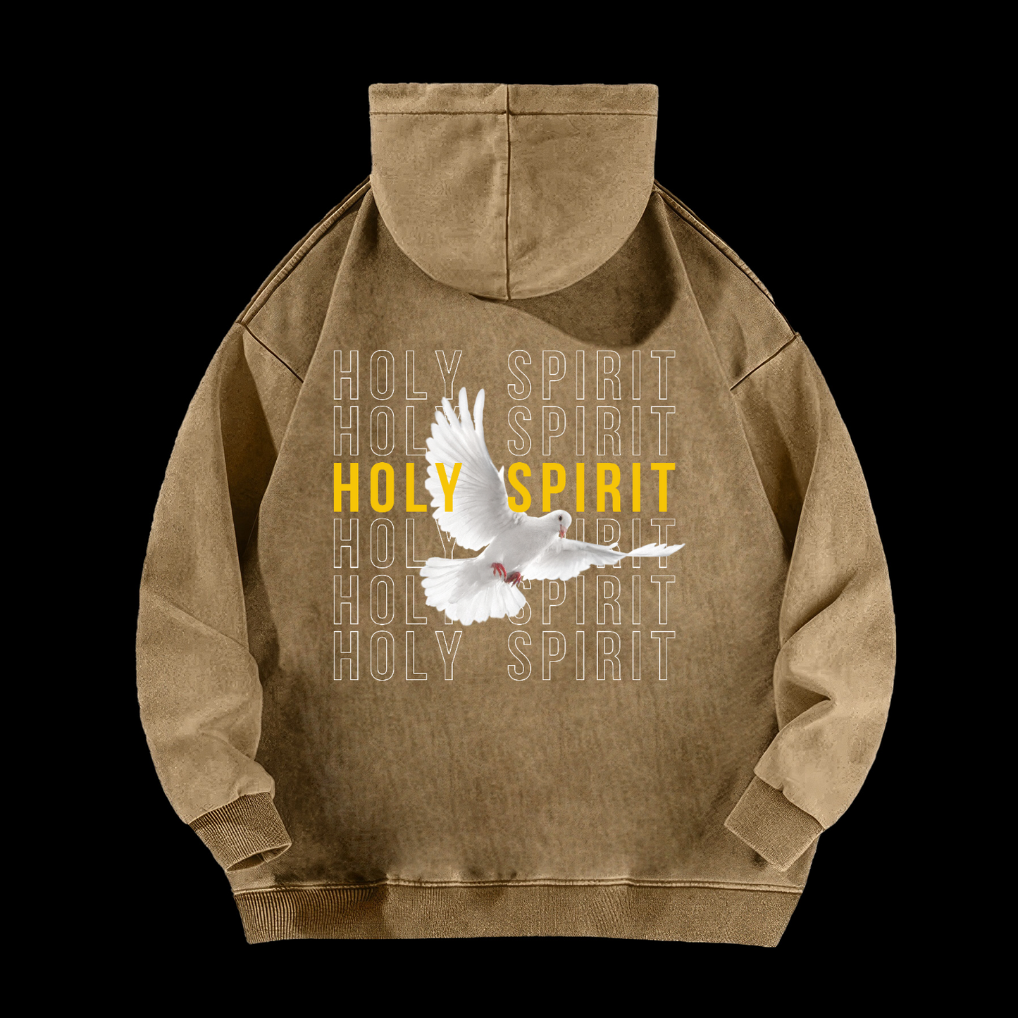 Holy Spirit Dove Washed Hoodie