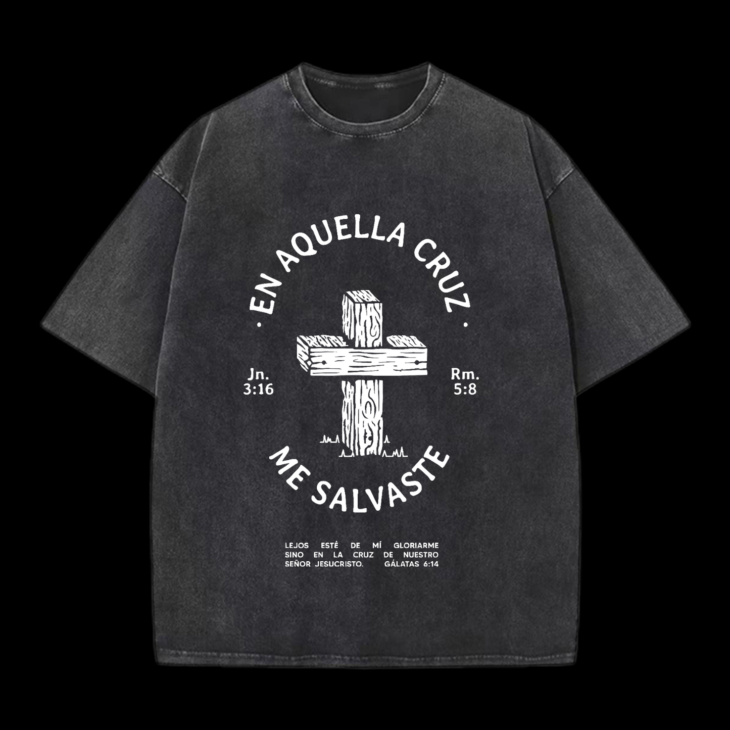 On That Cross Washed T-Shirt