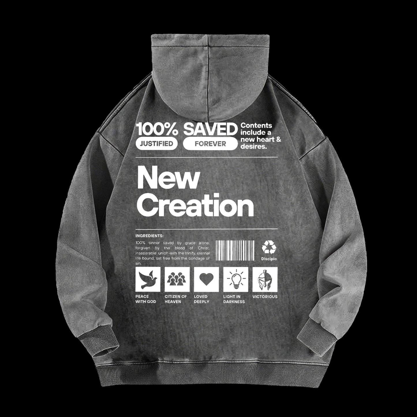 New Creation Washed Hoodie