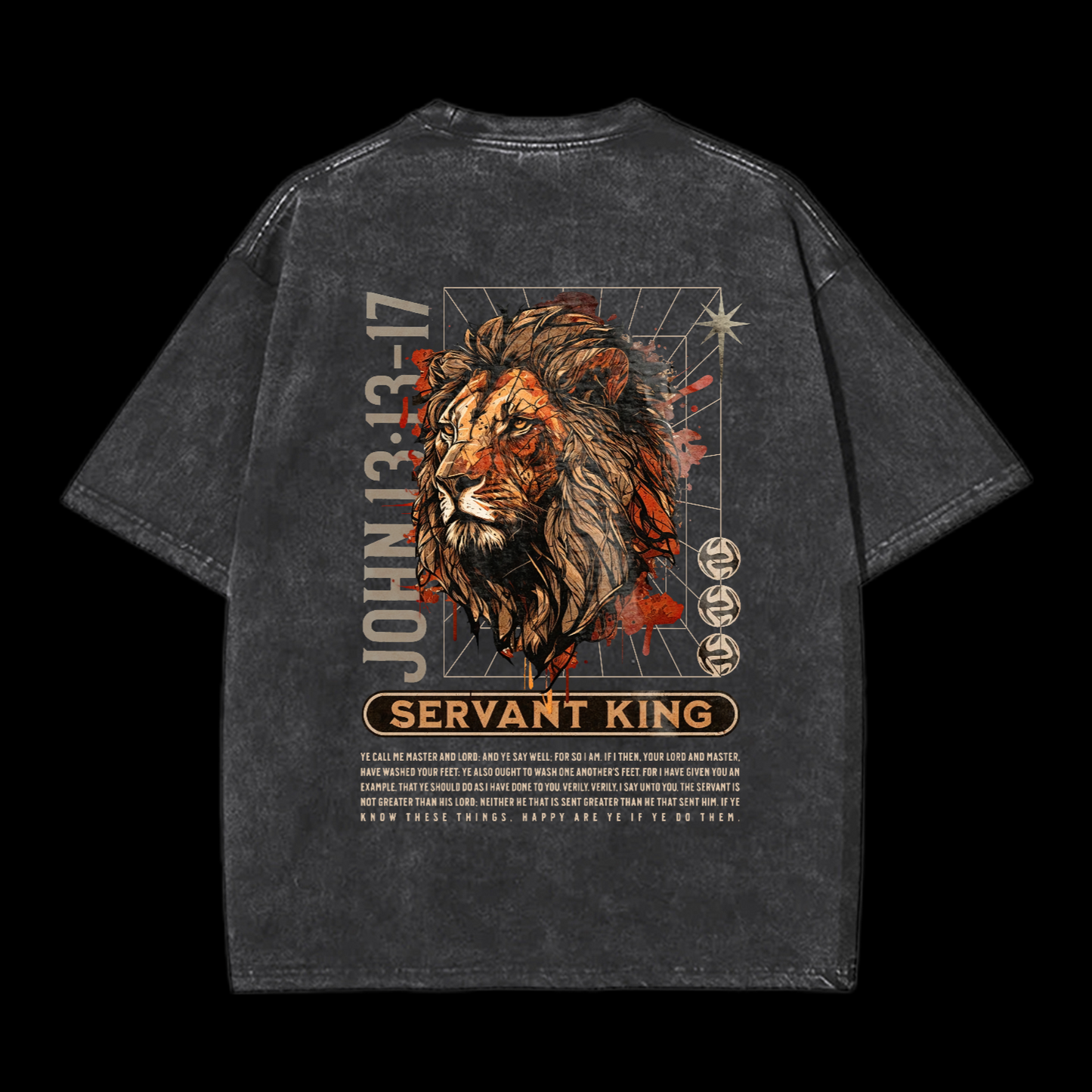 Sarvant King Washed T-Shirt