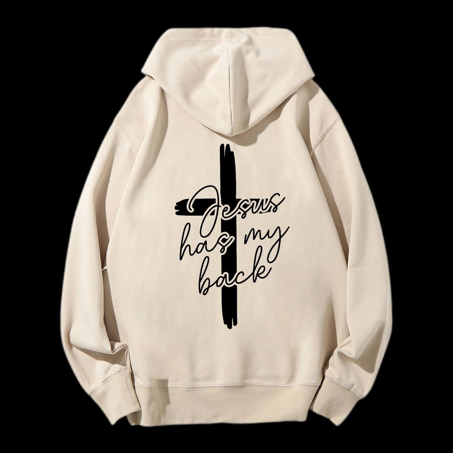 Jesus Has My Bacle Drawstring Hoodie