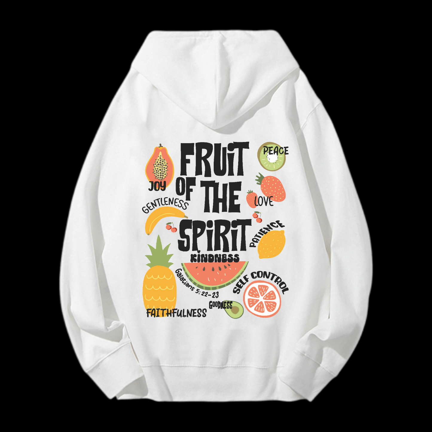 Fruit Of The Spirit Drawstring Hoodie