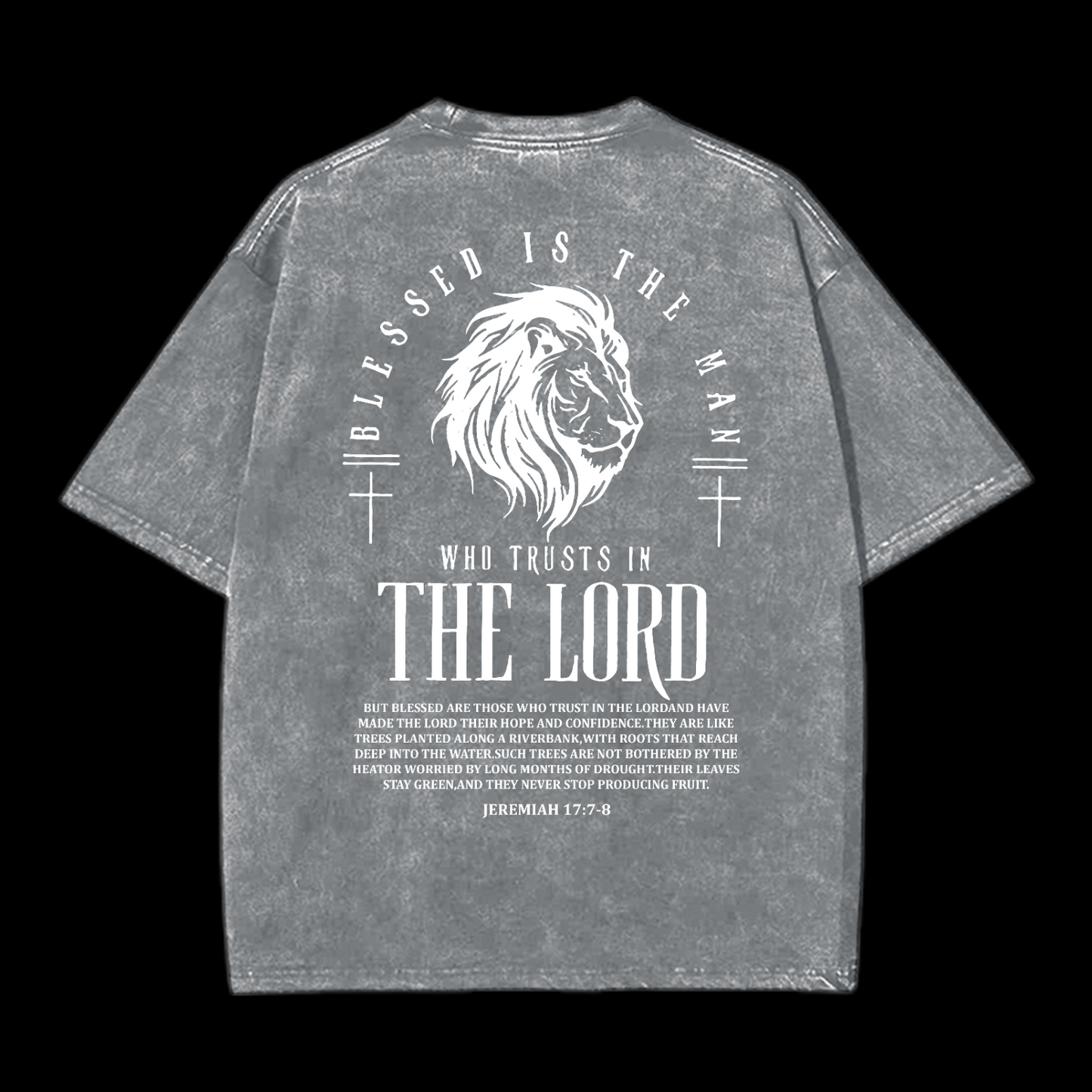 Blessed Is The Man Washed T-Shirt