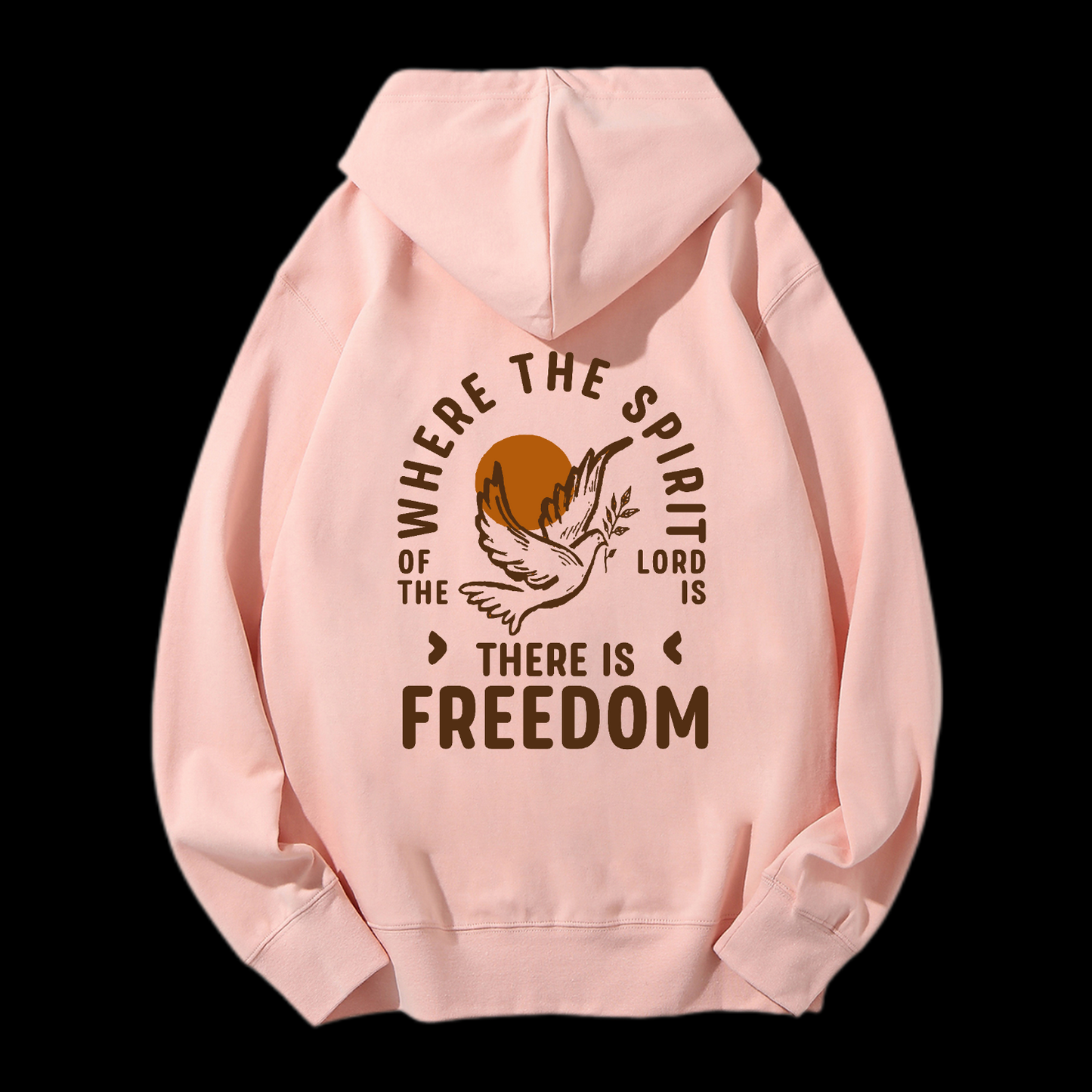 There Is Freedom Drawstring Hoodie
