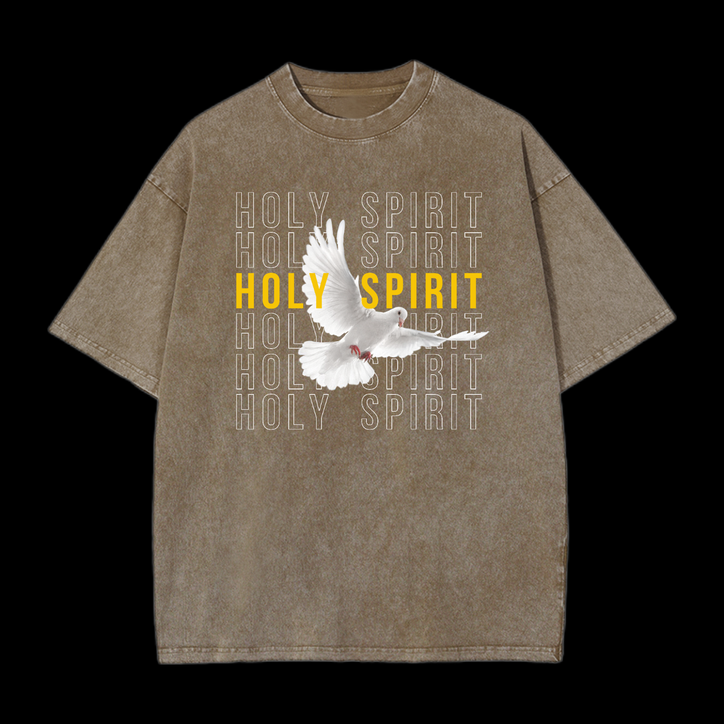 Holy Spirit Dove Washed T-Shirt