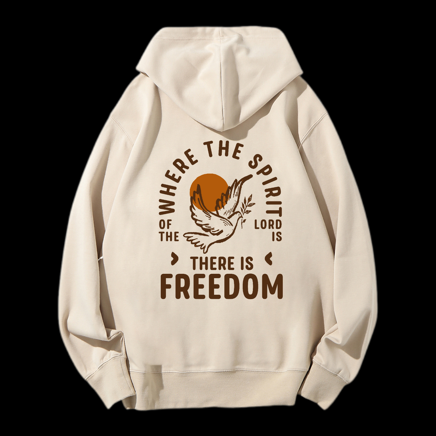 There Is Freedom Drawstring Hoodie
