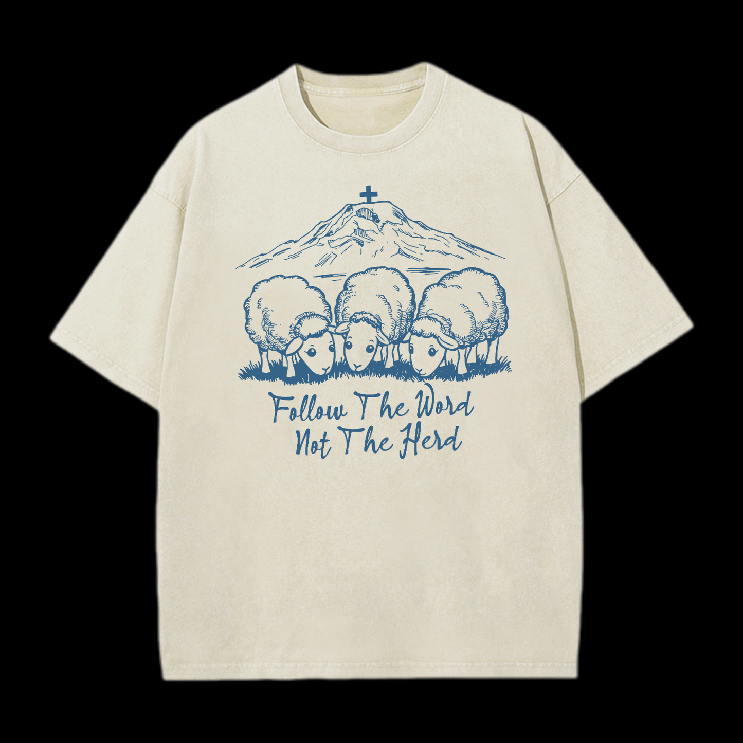 Follow The Word Not The Herd Washed T-Shirt