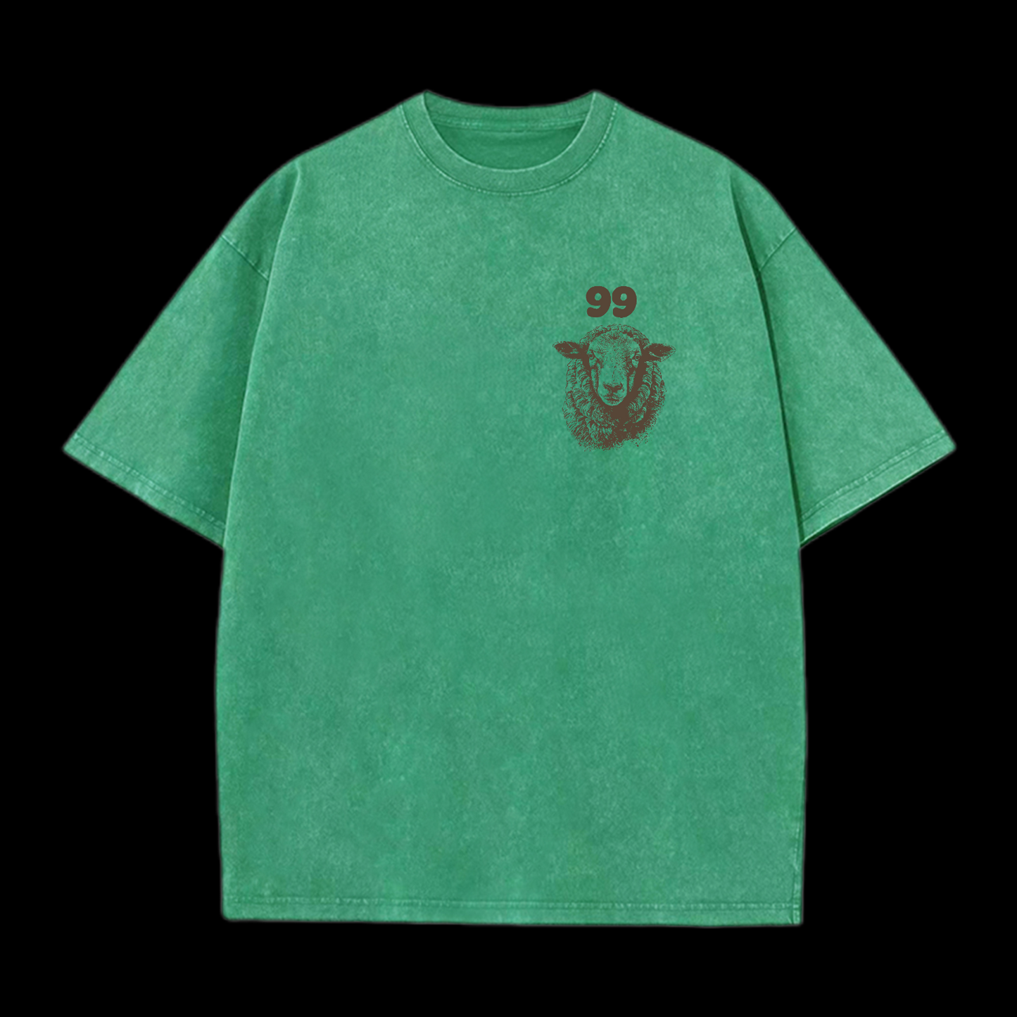 He Left The 99 To Rescue Me Washed T-Shirt