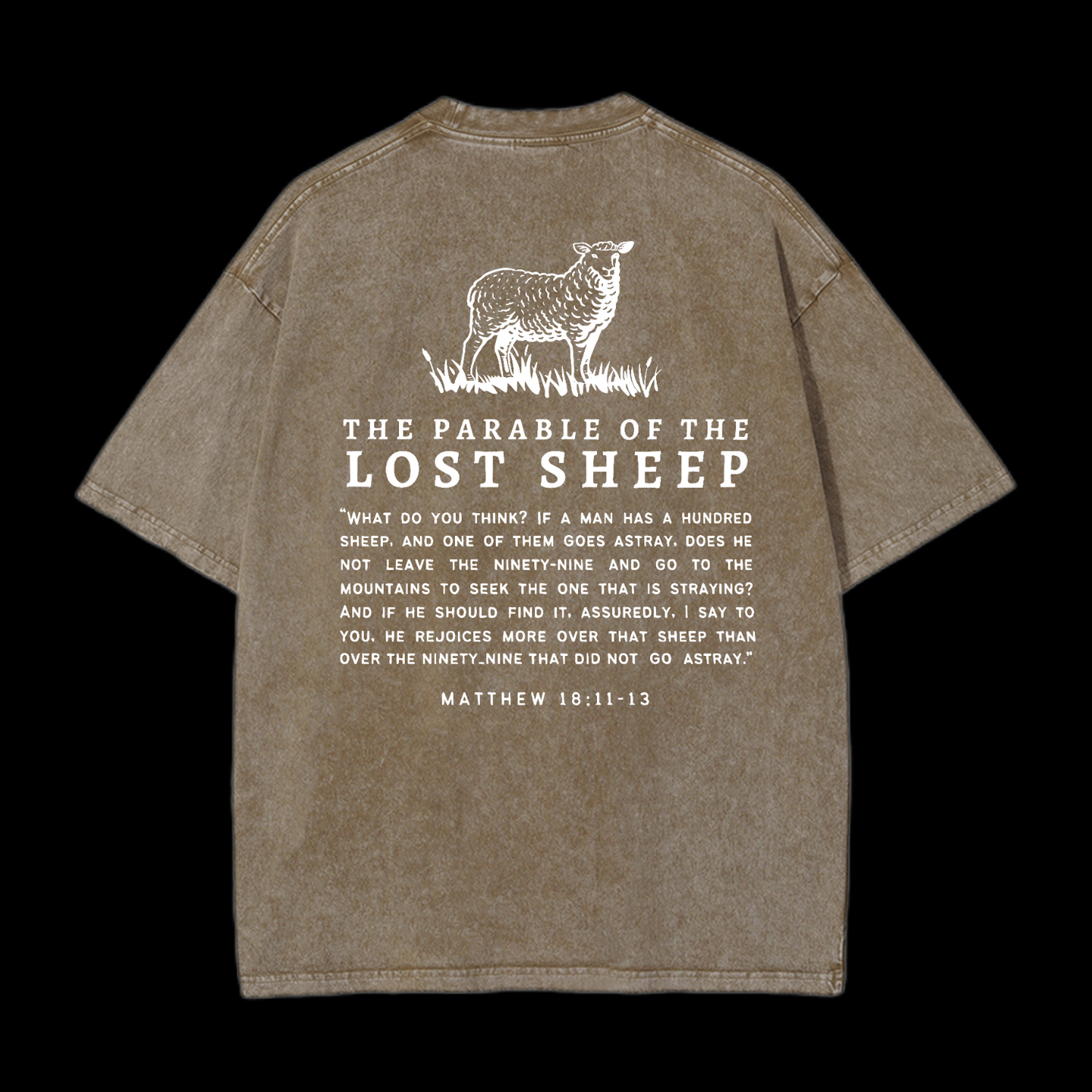 The Parable Of The Lost Sheep Washed T-Shirt
