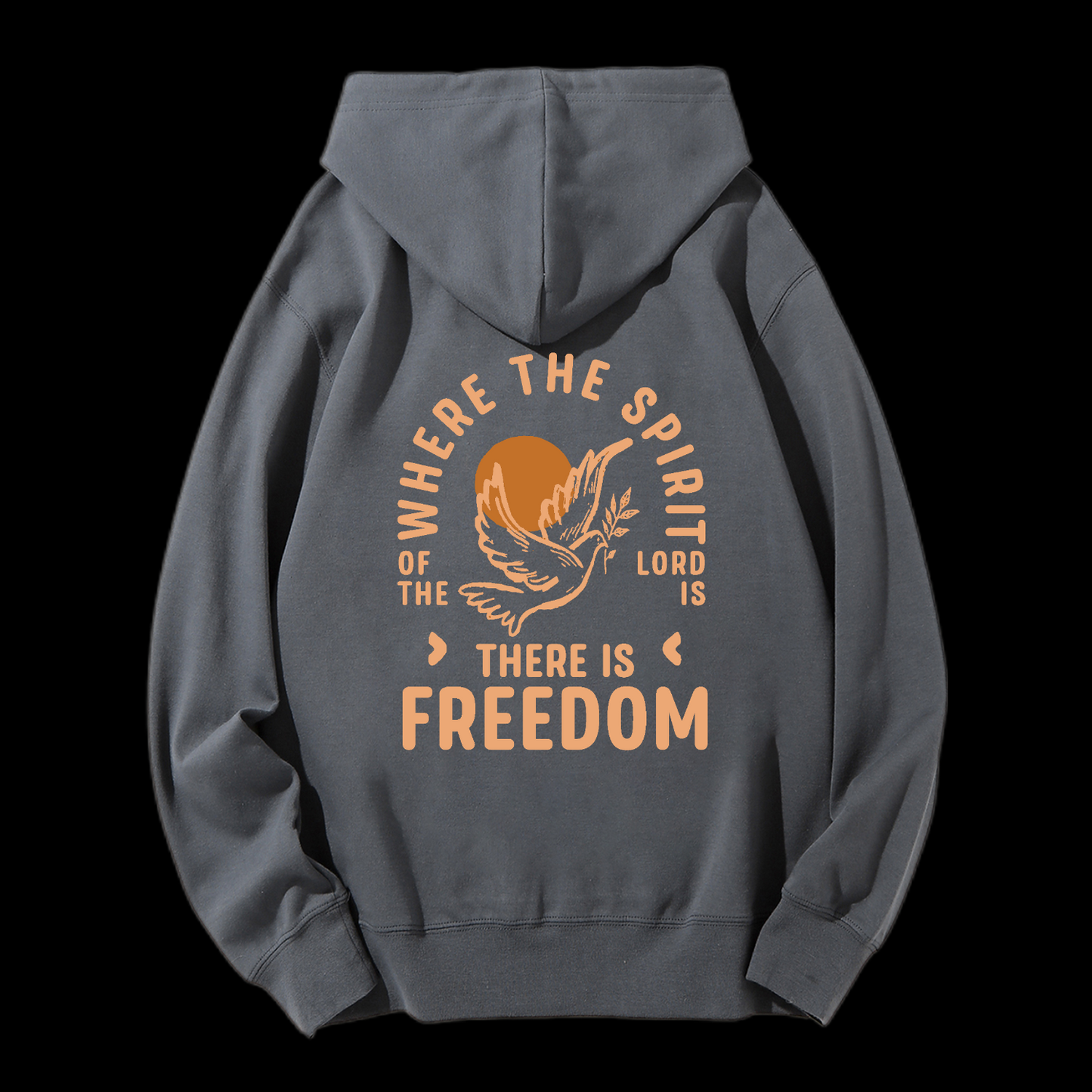 There Is Freedom Drawstring Hoodie