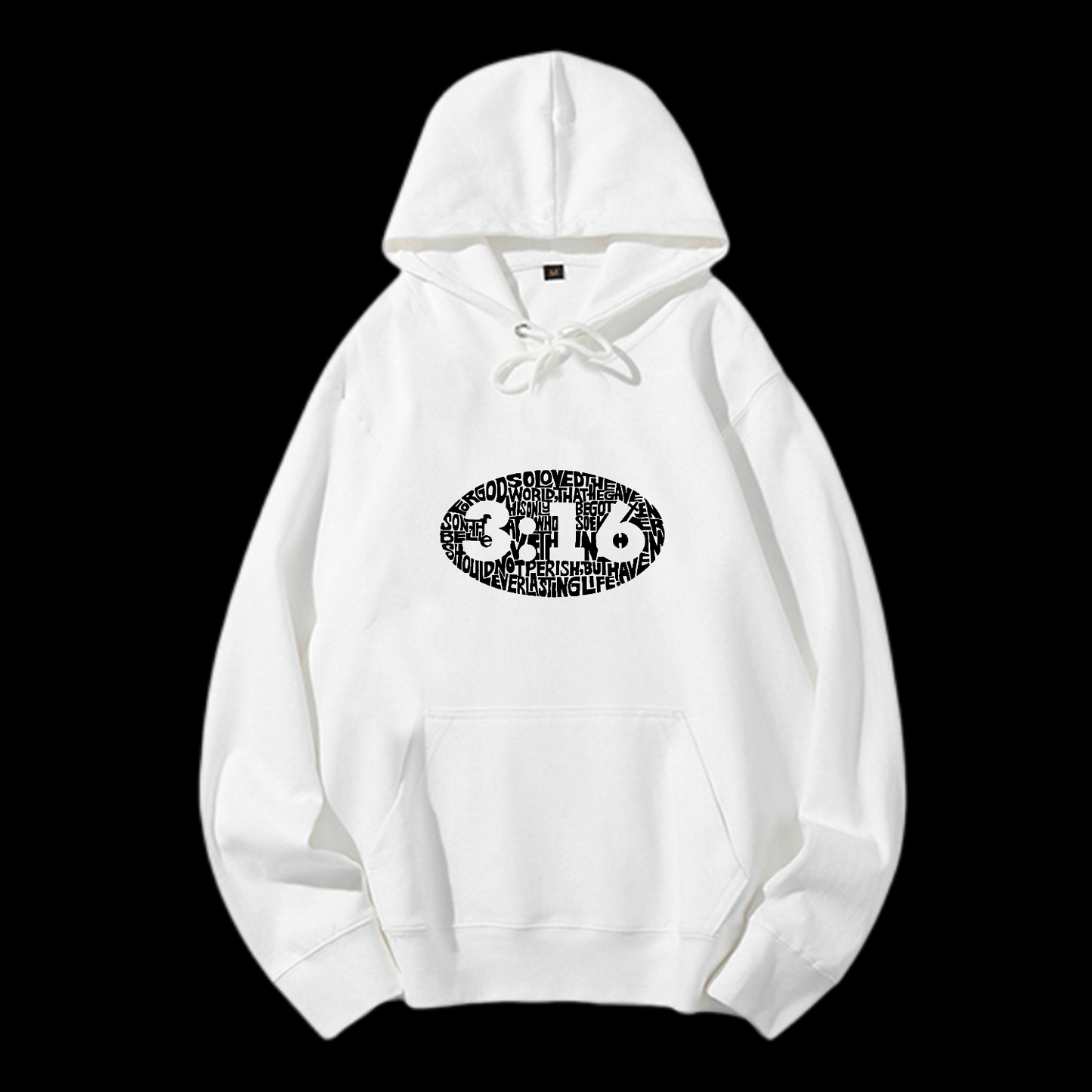 God So Loved Me Drawstring Hoodie