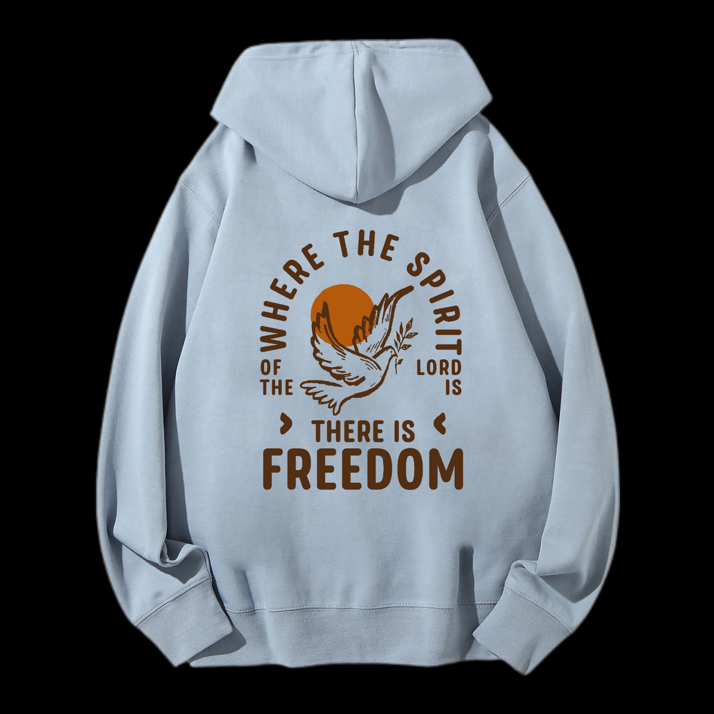 There Is Freedom Drawstring Hoodie