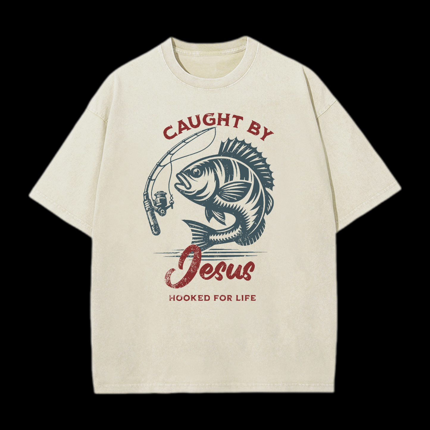 Caught By Jesus Washed T-Shirt